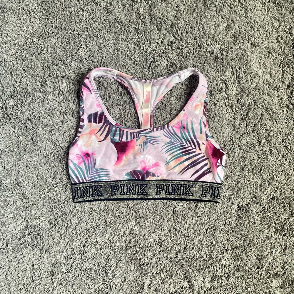 PINK Victoria Secret floral bralette